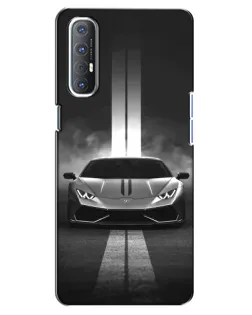 Чехол для OPPO Reno 3 Pro с картинкой «Lamborghini симметрия дорог» Чехол для OPPO Reno 3 Pro с картинкой «Lamborghini симметрия дорог»