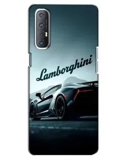 Чехол для OPPO Reno 3 Pro с картинкой «Классическая надпись Lamborghini» Чехол для OPPO Reno 3 Pro с картинкой «Классическая надпись Lamborghini»