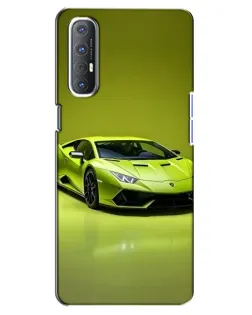 Чехол для OPPO Reno 3 Pro с картинкой «Салатовый Lamborghini Huracan» Чехол для OPPO Reno 3 Pro с картинкой «Салатовый Lamborghini Huracan»