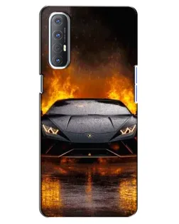 Чехол для OPPO Reno 3 Pro с картинкой «Lamborghini в огне» Чехол для OPPO Reno 3 Pro с картинкой «Lamborghini в огне»
