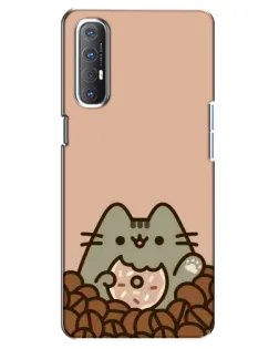 Чехол для OPPO Reno 3 Pro с картинкой «Кофейный Пушин» Чехол для OPPO Reno 3 Pro с картинкой «Кофейный Пушин»