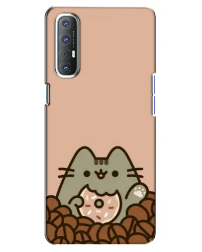 Чехол для OPPO Reno 3 Pro с картинкой «Кофейный Пушин» Чехол для OPPO Reno 3 Pro с картинкой «Кофейный Пушин»