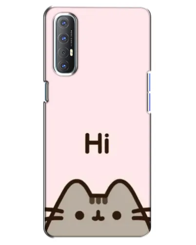 Чехол для OPPO Reno 3 Pro с картинкой «Пушин говорит Hi» Чехол для OPPO Reno 3 Pro с картинкой «Пушин говорит Hi»