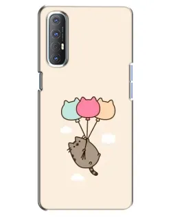 Чохол для OPPO Reno 3 Pro з картинкою «Пушин на кульках»