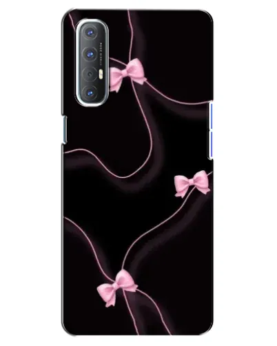 Чехол для OPPO Reno 3 Pro с картинкой «Розовые ленты»