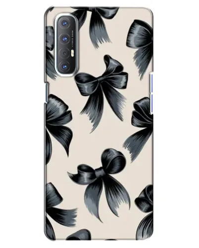 Чехол для OPPO Reno 3 Pro с картинкой «Банты Coquette»