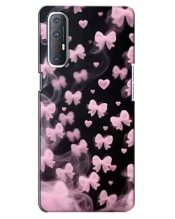 Чехол для OPPO Reno 3 Pro с картинкой «Неоновое кружево»