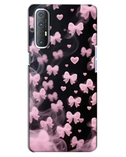 Чехол для OPPO Reno 3 Pro с картинкой «Неоновое кружево»
