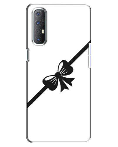 Чехол для OPPO Reno 3 Pro с картинкой «Диагональный бант»