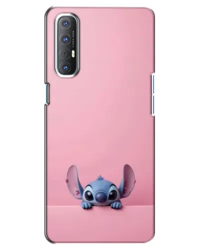 Чехол для OPPO Reno 3 Pro с картинкой «Stitch выглядывает»