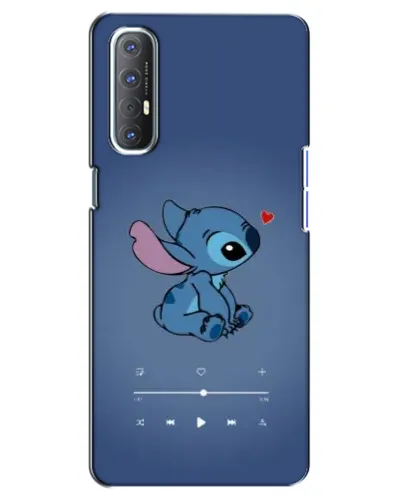 Чехол для OPPO Reno 3 Pro с картинкой «Музыкальный Stitch»