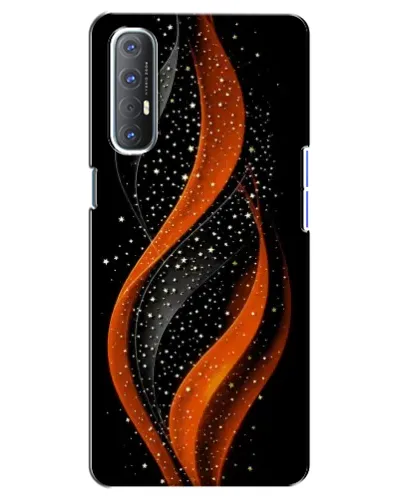 Чехол для OPPO Reno 3 Pro с картинкой «Огненная звездная волна»