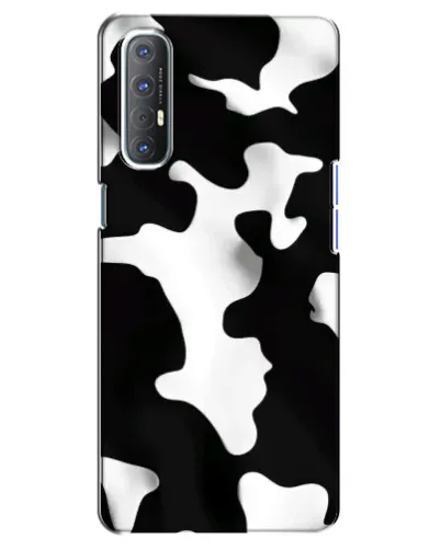 Чехол для OPPO Reno 3 Pro с картинкой «Черно-белое пятно»