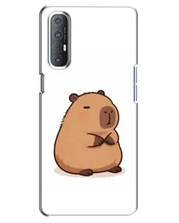 Чехол для OPPO Reno 3 Pro с картинкой «Толстенькая капибара»