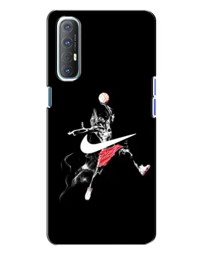 Чехол для OPPO Reno 3 с картинкой «Jordan Jumpman»