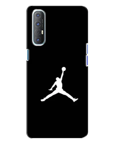 Чехол для OPPO Reno 3 с картинкой «Jordan Silhouette»