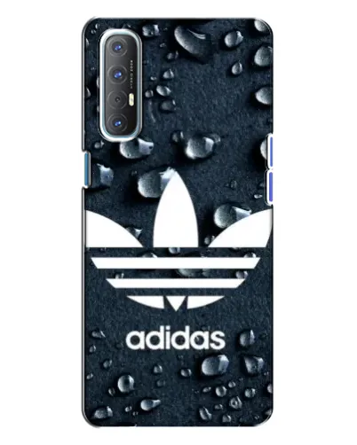 Чехол для OPPO Reno 3 с картинкой «Adidas Trefoil Blue»