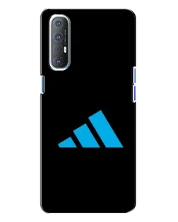 Чехол для OPPO Reno 3 с картинкой «Adidas Cyan Logo» Чехол для OPPO Reno 3 с картинкой «Adidas Cyan Logo»
