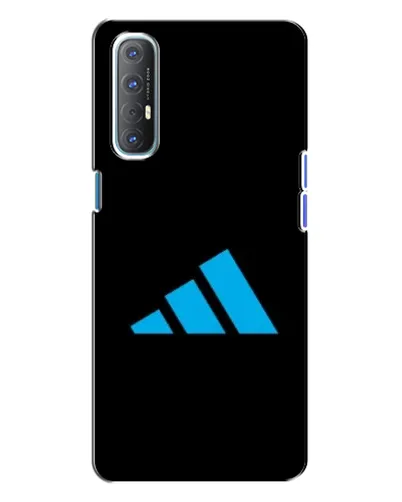 Чехол для OPPO Reno 3 с картинкой «Adidas Cyan Logo»