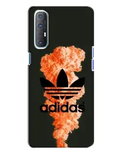 Чехол для OPPO Reno 3 с картинкой «Оранжевый дым Adidas» Чехол для OPPO Reno 3 с картинкой «Оранжевый дым Adidas»