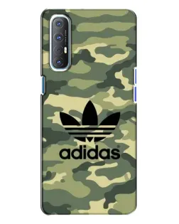 Чехол для OPPO Reno 3 с картинкой «Милитари стиль Adidas» Чехол для OPPO Reno 3 с картинкой «Милитари стиль Adidas»