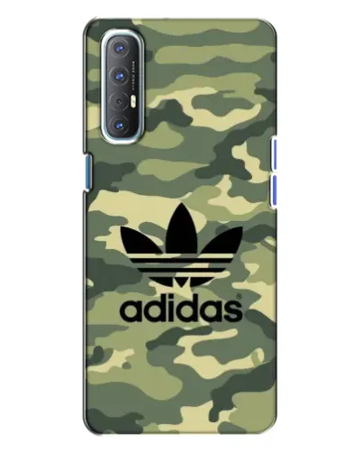 Чехол для OPPO Reno 3 с картинкой «Милитари стиль Adidas»