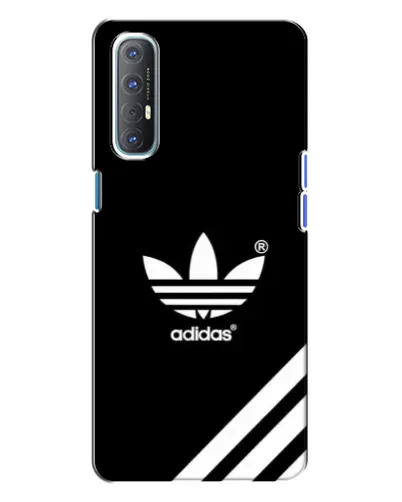Чехол для OPPO Reno 3 с картинкой «Adidas с диагональными полосами»