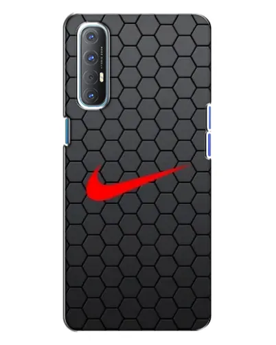 Чехол для OPPO Reno 3 с картинкой «Nike — карбоновая сетка» Чехол для OPPO Reno 3 с картинкой «Nike — карбоновая сетка»