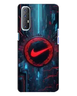 Чехол для OPPO Reno 3 с картинкой «Техногенный стиль Nike» Чехол для OPPO Reno 3 с картинкой «Техногенный стиль Nike»