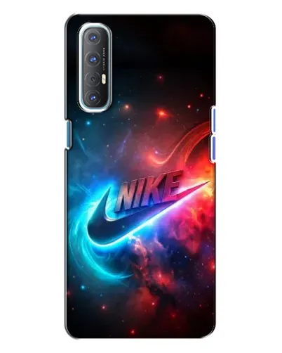 Чехол для OPPO Reno 3 с картинкой «Огненный логотип Nike» Чехол для OPPO Reno 3 с картинкой «Огненный логотип Nike»