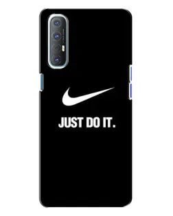 Чехол для OPPO Reno 3 с картинкой «Классический принт Nike» Чехол для OPPO Reno 3 с картинкой «Классический принт Nike»