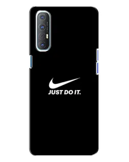 Чехол для OPPO Reno 3 с картинкой «Минимализм от Nike» Чехол для OPPO Reno 3 с картинкой «Минимализм от Nike»