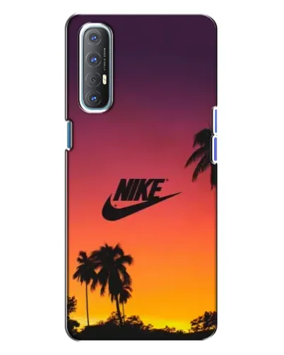 Чехол для OPPO Reno 3 с картинкой «Nike на закате солнца» Чехол для OPPO Reno 3 с картинкой «Nike на закате солнца»