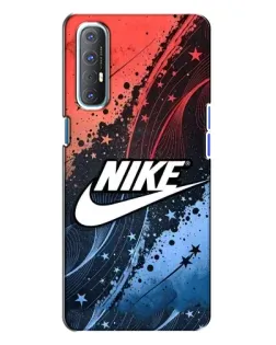 Чехол для OPPO Reno 3 с картинкой «Градиентный принт Найк» Чехол для OPPO Reno 3 с картинкой «Градиентный принт Найк»