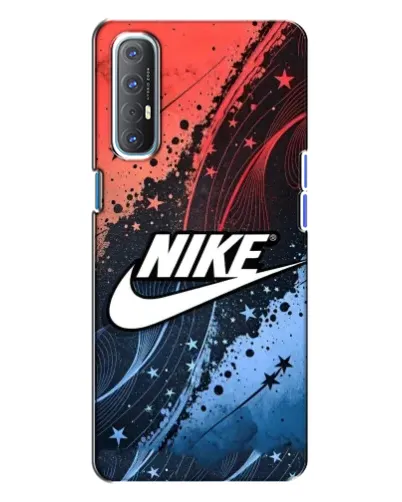 Чехол для OPPO Reno 3 с картинкой «Градиентный принт Найк» Чехол для OPPO Reno 3 с картинкой «Градиентный принт Найк»
