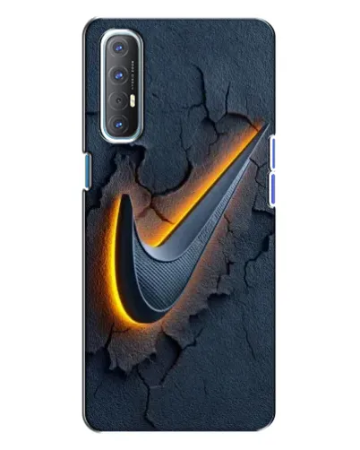 Чехол для OPPO Reno 3 с картинкой «Объемный логотип Найк» Чехол для OPPO Reno 3 с картинкой «Объемный логотип Найк»