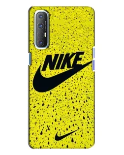 Чехол для OPPO Reno 3 с картинкой «Желтый текстурный Nike» Чехол для OPPO Reno 3 с картинкой «Желтый текстурный Nike»