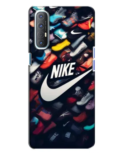 Чехол для OPPO Reno 3 с картинкой «Коллекция кроссовок Nike» Чехол для OPPO Reno 3 с картинкой «Коллекция кроссовок Nike»