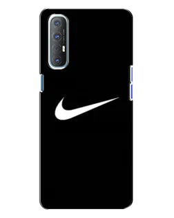 Чехол для OPPO Reno 3 с картинкой «Минималистический Найк» Чехол для OPPO Reno 3 с картинкой «Минималистический Найк»