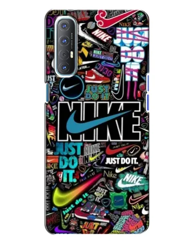 Чехол для OPPO Reno 3 с картинкой «Яркий коллаж Nike» Чехол для OPPO Reno 3 с картинкой «Яркий коллаж Nike»