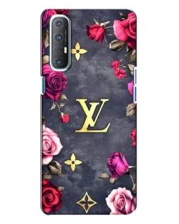 Чехол для OPPO Reno 3 с картинкой «Цветочный Louis Vuitton» Чехол для OPPO Reno 3 с картинкой «Цветочный Louis Vuitton»