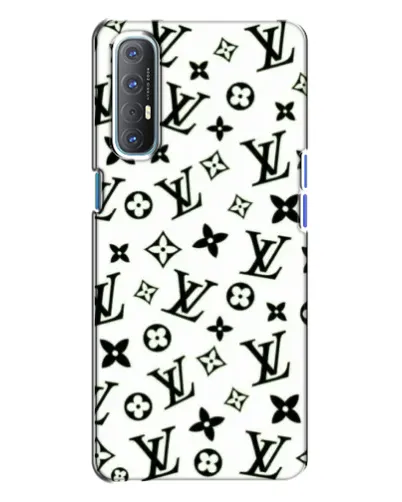 Чехол для OPPO Reno 3 с картинкой «Монохромный хаос LV» Чехол для OPPO Reno 3 с картинкой «Монохромный хаос LV»