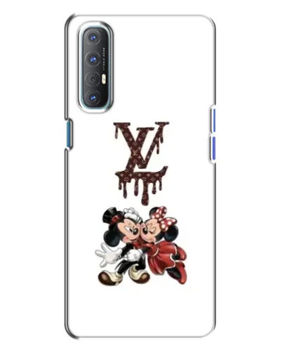 Чехол для OPPO Reno 3 с картинкой «LV и Микки Маус» Чехол для OPPO Reno 3 с картинкой «LV и Микки Маус»