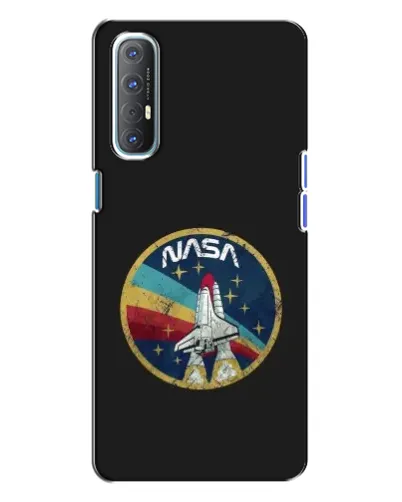 Чехол для OPPO Reno 3 с картинкой «NASA — эмблема миссии»