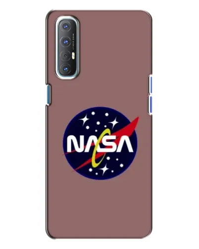 Чехол для OPPO Reno 3 с картинкой «NASA — ретро космос»