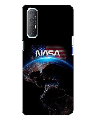 Чехол для OPPO Reno 3 с картинкой «Земля из космоса NASA»