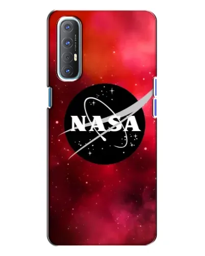 Чехол для OPPO Reno 3 с картинкой «NASA — красная туманность»