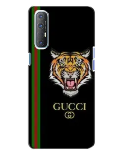 Чехол для OPPO Reno 3 с картинкой «Тигр Gucci»
