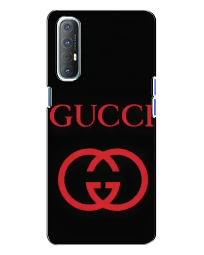 Чехол для OPPO Reno 3 с картинкой «Gucci — красный логотип» Чехол для OPPO Reno 3 с картинкой «Gucci — красный логотип»
