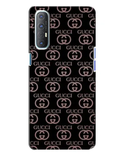 Чехол для OPPO Reno 3 с картинкой «Классическая монограмма Gucci» Чехол для OPPO Reno 3 с картинкой «Классическая монограмма Gucci»